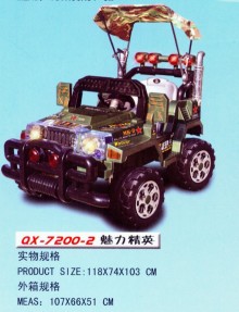 搖控帶篷童車QX-7200A-2/1P                                                                                                     