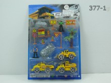 特價-3入回力工程車配路標377-1/96P                                                                                       