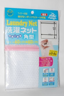 Y粗網角型洗衣網60*60/YO-6061/216P+