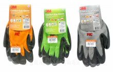 Y3M亮彩舒適型止滑耐磨手套(橘綠灰藍)
