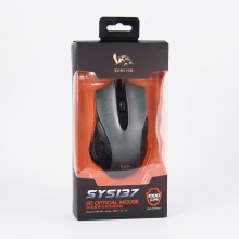 3D光學滑鼠(銀灰)(古銅)SYS137