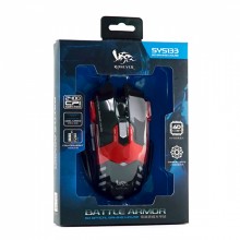 戰鎧電競遊戲光學滑鼠(紅)(灰)SYS133