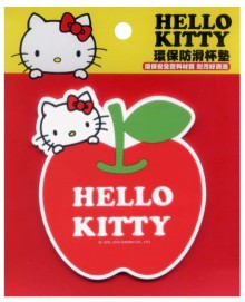 Kitty 環保水果版防滑杯墊-3版