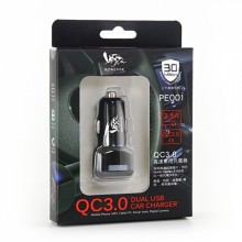 QC3.0高速車用充電器(黑)