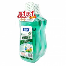 刷樂專業護理漱口水(清新1+1)750ML