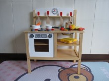 北歐風木製廚房玩具組