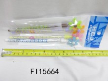 小花子彈鉛筆(4支/包)(0.5MM) 4色