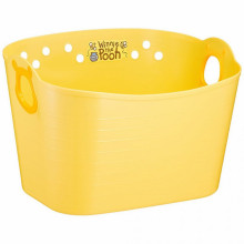 維尼黃色10L手提收納桶