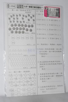 先修評量卷10 進階數學習作