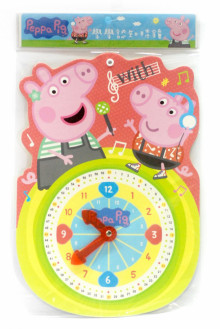 粉紅豬造型認知時鐘PG011E/D