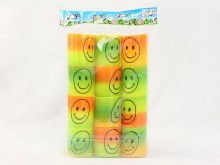 中笑臉彩虹圈12PCS