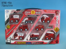 盒摩輪8入消防車