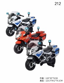 BMW R 1200 RT-P Police Motorcycle/軟胎-白.銀.紅