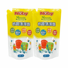 ＃O Nuby奶蔬清潔露補充包(2包)/1200ml