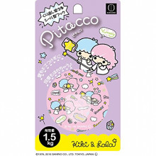 Pitacco貼紙型掛鉤雙子星粉色