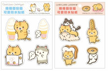 捲捲麵貓 可愛防水貼紙(4版)