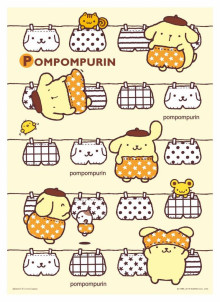 PomPomPurin可愛寬褲拼圖520片