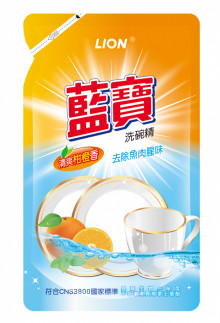 藍寶柑橘香洗碗精補充包-800ml/12PE3
