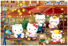 Hello Kitty&Dear Daniel 午後咖啡時光拼圖1000片