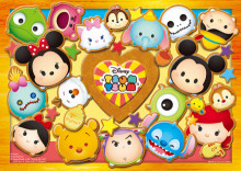 Disney  Tsum Tsum甜心餅乾心形拼圖200片