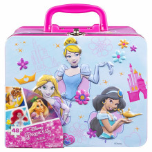 迪士尼公主系列手提鐵盒拼圖(款式2)
