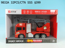 盒聲光噴水消防車9832AB/32P
