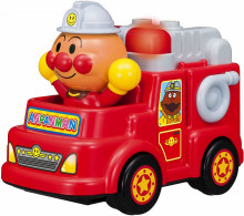 停產 麵包超人 消防車造型聲動玩具車
