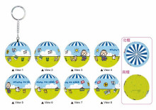 MinnaNoTabo【好友系列】旅遊紀念立體球型拼圖鑰匙圈24片