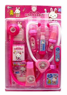 +粉紅兔醫生玩具組