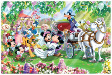 Mickey Mouse&Friends花園婚禮拼圖1000片