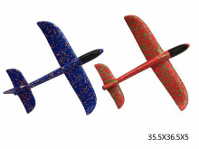 迴旋+直飛泡沫滑翔機/飛機-4色混裝
