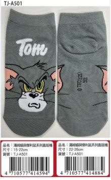 湯姆貓與傑利鼠直版襪 22~26