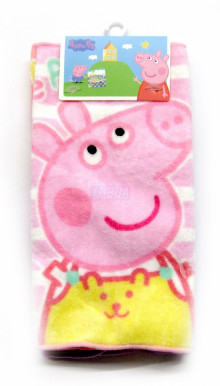 粉紅小豬小方巾