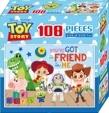 玩具總動員108片盒裝拼圖(A)