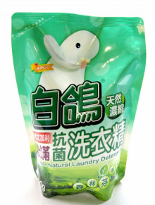 白鴿尤加利洗衣精補充包2000G-綠