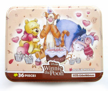 ◎ Winnie The Pooh 小熊維尼鐵盒拼圖36片