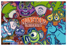 Monsters University怪獸大學(4)拼圖300片