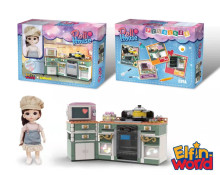精靈世界娃娃屋系列-LISA&廚具組