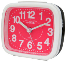 A-ONE繽紛色彩面板BIBI鬧鐘(藍.紅.紫.綠)