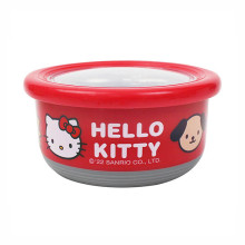Hello Kitty不銹鋼圓形保鮮餐碗-大 (2版)