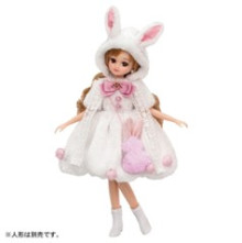 #O LW-07 蓬鬆柔軟白兔服裝組12