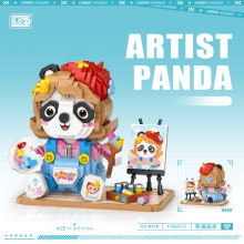 LOZ 8119 熊貓畫家