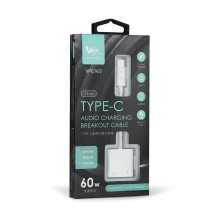 TYPE-C音頻充電分接線