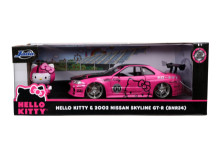 Hello Kitty 1:24合金車+公仔