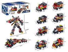 A機甲火車積木8款 8p*24=192P