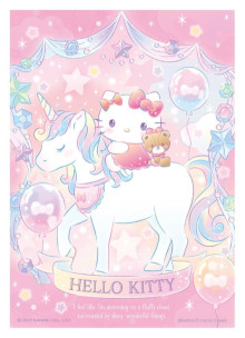 Hello Kitty 【獨角獸系列】戀粉幻境拼圖108片