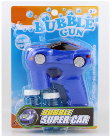 汽車燈光音樂自動泡槍(藍色)