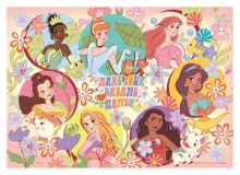 Disney Princess【自然花卉系列】公主拼圖108片
