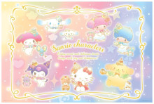 Sanrio characters炫彩夢幻甜點拼圖1000片