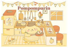 Pompompurin布丁狗【房間系列】北歐風廚房拼圖300片